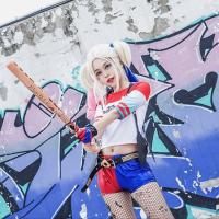 ราคา Halloween Suicide Squad Harley Quinn suicide squad clown girl cos costume spot anime girl CosPlay (16472551178)