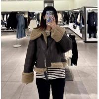 ราคา Zaraฆ่าเชื้อเสื้อโค้ทแจ็คเก็ตสำหรับผู้หญิงใหม่เสื้อโค้ทแจ็คเก็ตฤดูหนาวขน2969257สั้นหนาอบอุ่น (20305926688)