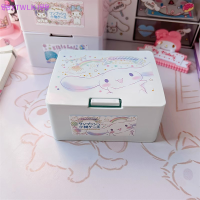 ราคา XTWLKJ Sanrio My Melody Cinnamoroll กล่องใส่เครื่องประดับแบบพับเก็บได้กล่องใส่สร้อยคอแบบพกพา Kuromi KITTY (20046457927)