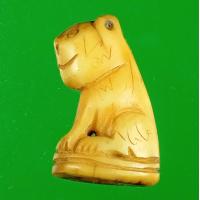 ราคา 2328 เสือแกะ ตัวเล็ก แต่แกะได้ละเอียด สวย เก่า จารยันต์รอบตัว วัสดุของแท้ (21336208696)