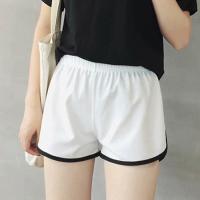 ราคา ZH SHOP กางเกงขาสั้นสีพื้น เอวยางยืด แต่งแถบข้าง สไตส์เกาหลี (5873748566)
