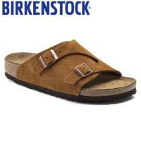 ราคา Ready Stock Original Birkenstockรองเท้าแตะ Zurich Suede Leather Soft Footbed Mens Regular Width Sandals in Mink (17944168780)