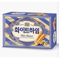 ราคา ขนมเกาหลี crown choco heim wafer collection บิสกิตสอดไส้ 2 รส 2 สไตล์ 47g 142g 쵸코하임 (17225980973)