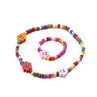 ราคา 2ชิ้น เซ็ตโบฮีเมียนไม้ขนาดเล็กลูกปัดสร้อยคอแบบโชคเกอร์กำไลข้อมือแฟชั่นสำหรับผู้หญิงลูกปัดสั้นหลากสีสร้อยข้อมือสร้อยคอโช๊คเกอร์ (18657658851)