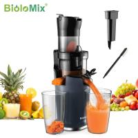 ราคา BioloMix Cold Press Juicer With 78Mm Feed Chute 200W 40 65RPM Powerful Motor Slow Masticating Juice Extractor Fits Whole Fruit (20069627063)