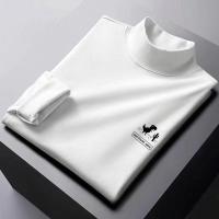 ราคา เสื้อยืดแขนยาวสำหรับผู้ชายเสื้อยาวปิดถึงก้นกำมะหยี่กึ่งเสื้อยืดคอเต่าลำลองสองด้านทรงเข้ารูป (20160770980)