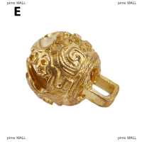 ราคา pime MALL ระฆังหกตัวอักษรทองเหลืองจี้มะระทองเหลืองพวงกุญแจจี้ทองเหลือง (20302987902)