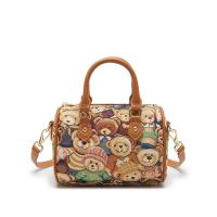 ราคา Winnie The Pooh Shoulder Bag Female Cartoon Boston Bag Canvas Cute Messenger Bag Mini Handbag Small Handbag AUG (20229835590)