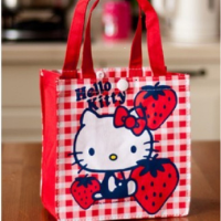 ราคา กระเป๋าถือใบเล็กกระเป๋าใส่เบนโตะการ์ตูนน่ารัก Hello Kitty (20829250154)