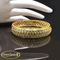 ราคา Inspire Jewelry กำไลข้อมือพลอยเขียวส่อง 3 แถวงานจิวเวลลี่หรูเกรดพรีเมี่ยม หุ้มทองแท้ 100 24K สวยหรู คงทน ขนาดรอบวงใส่สวย 5 8 CM (10194450422)