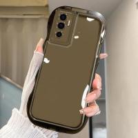ราคา เคสมีขอบคลื่นสีดำ Jingsanc สำหรับ VIVO V29 V27e V25 V23e V20 S17 Y77 Y75 Y72 Y55รองรับการกระแทก Pro 5G 4G เคสนิ่มใส่โทรศัพท์ปกป้องเลนส์ TPU ป้องกันการตกสี Q001 1ฝาหลัง (19687937041)