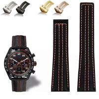 ราคา ดูอุปกรณ์เสริมสายสำหรับ TAG HEUER All Series Men S Watch Band Nylon Pu Leather Butterfly Buckle Wristwatch celet 22MM (20921685777)