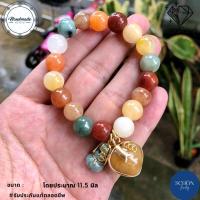 ราคา 5K 0209 กำไลหยก 5 สี หยกพม่า หยกแม่น้ำ เนื้ออ่อน หัวใจเศรษฐี น้ำเต้าหยก กำไลข้อมือ กำไลหิน กำไล หินมงคล หินนำโชค ข้อมือหินมงคล (15785140812)