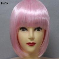 ราคา Dece Florแฟชั่นผู้หญิงเซ็กซี่หน้าม้าแบบเต็มวิกผมสั้นเหยียดตรงBOBOคอสเพลย์ปาร์ตี้เต็มWigs (6394184537)