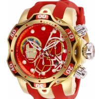 ราคา การค้าต่างประเทศสินค้าเหล็กสีแดง INVICTA Inverta นาฬิกาข้อมือผู้ชายแบบควอตซ์ (20702181028)
