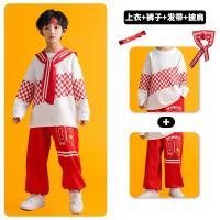 ราคา ชุดการแสดงเชียร์ลีดเดอร์สำหรับเด็กชุดเชียร์ลีดเดอร์พิธีเปิดสีแดงรื่นเริงสำหรับวันปีใหม่ชุดสำหรับการแข่งขันกีฬาระดับประถมศึกษา (20978652226)