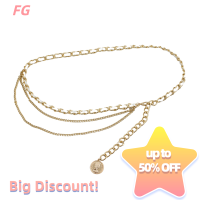 ราคา Lowest price FG สายโซ่โลหะคาดเอวสำหรับผู้หญิงสายคาดเอวอเนกประสงค์แบบเรียบง่าย (20619375825)