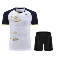 ราคา เสื้อแบดมินตันแขนสั้นคลังสินค้าพร้อมเสื้อเทนนิสเสื้อเทนนิสแขนสั้นกีฬาแบดมินตันชายและหญิง (19691459942)