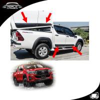 ราคา กันกระแทกข้างประตู 4Dr ทรงห้าง เรียบ โตโยต้า ไฮลัค รีโว้ ล็อคโค สี ดำด้าน Hilux Revo Rocco Toyota 4 ประตู ปี2018 2019 ขนาด มีบริการเก็บเงินปลายทาง (9878380785)