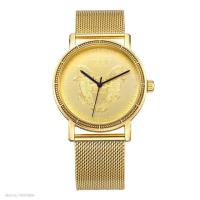 ราคา Megir นาฬิกาข้อมือควอทซ์สีทองแฟชั่นผู้ชายหมุนรอบนาฬิกาข้อมือสแตนเลสสายเหล็กนาฬิกาข้อมือออกงานสำหรับผู้ชาย2032 (20048934904)