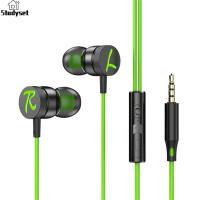 ราคา Studyset IN stock 3 5mm Plug Wired Hands Free Sport Headset In Ear Earphones Subwoofer Microphone Noise Isolating Wired Earbuds (20771090828)
