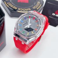ราคา นาฬิกาผู้ชาย นาฬิกา ผู้ชาย นาฬิกาข้อมือ D ziner นาฬิกากันน้ำ นาฬิกาแบรนด์แท้ ทรง 8 เหลี่ยม สายนาฬิกา ยางเรซิน หน้าปัด 45 มม มี 6 สี (18896872743)