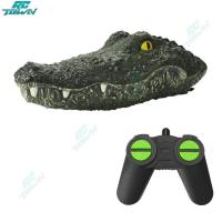 ราคา RCtown พร้อมวิดีโอ หัวจระเข้2 4G รีโมทคอนโทรลเรือสี่ช่องไฟฟ้าจำลองน้ำลอย Spoof ของเล่นสำหรับชาย (15924666590)