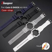 ราคา Zhangeer สายรัดนาฬิกาข้อมือเรซินชนิดนุ่มสายนาฬิกา เคสสำหรับ Casio G Shock AQ S810W AQS810เรซินใสสายนาฬิกาสำหรับผู้ชายสายนาฬิกาสปอร์ตกันน้ำได้อุปกรณ์เสริมนาฬิกาข้อมือพร้อมเครื่องมือ (9639041305)