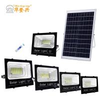 ราคา Solar lighting manufacture solar cell 2 years warranty IP67 light control 40 60 100 200 300 watt solar led flood light (19224421816)