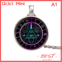 ราคา Qcici แรงโน้มถ่วงของปีศาจรูปสามเหลี่ยมบิลชิปเปอร์ตกของขวัญจี้สร้อยคอนักษัตร (19996475495)