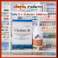 ราคา เซ็ตคู่จิ้น โคลีน บี Choline B น้ำมันปลา Fish oil มือชาเท้าชา นิ้วล็อค โคลีน ไบทาร์เทรต ผสมวิตามินบีคอมเพล็กซ์ Choline Bitartrate Fish oil 1000 mg 50 capsules Giffarine (1817538236)