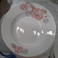 ราคา RTNS SHOP จานเซรามิค 8 นิ้ว ชุด 3 ใบ จานเซรามิก จานกระเบื้อง จานลายคราม จานลายไทย (20529519621)