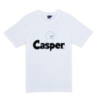 ราคา Universal Studios Men Casper Flock Print T Shirt เสื้อผู้ชายยูนิเวอร์แซล สตูดิโอ พิมพ์กำมะหยี่ลายแคสเปอร์ สินค้าลิขสิทธ์แท้100 characters studio (20664226612)