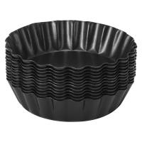 ราคา 12 Pcs Egg Tart Molds 3inch Mini Tart Pans Removable Bottom Cupcake Cake Muffin Mold Tin Pan Baking Tool (19763274169)