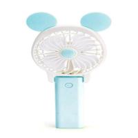 ราคา New พัดลมมือจับ พับตั้งโต๊ะ พกพาขนาดเล็ก ชาร์จสาย USB ใส่ถ่านแบตเตอรี่ รุ่น Handy Mini USB Fan (19786344510)