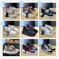 ราคา CODniuba270 Versace new men and women fashion trend thick bottom low cut casual shoes (19664109286)