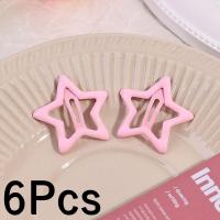 ราคา Lovely girls house 6Pcs ที่หนีบผมหน้าม้าหน้าผากกิ๊บหนีบผมรูปดาวหลากสีกิ๊บหนีบผมหน้าม้าอุปกรณ์เสริมสำหรับเส้นผม (21134203893)