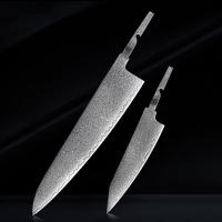 ราคา Jsin TURWHO มีดปลอม1 7ใบมีดเปล่าทำมือมีดเชฟเหล็กดามัสกัสแบบทำมือ VG10ห้องครัว DIY (20747579338)