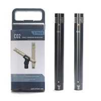 ราคา Samson C02 Satu คู่คอนเดนเซอร์อุปกรณ์ Rakaman Mikrofon เปียโน Percusses สเตอริโอ Mengambil Jenis Pensil Microsil (20396887889)