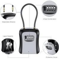 ราคา Large Key Lock Box for Outside Anti Loss Resettable Code Safe Security Lock Box for Home Office Apartment Spare Key Storage KL1 TH (21191635562)