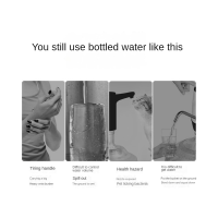 ราคา Portable Intelligent Desktop Electric Water Dispenser Bottle Barreled Gallon Pump USB Automatic Drinking Water Machine Black (20392458887)