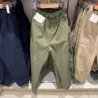 ราคา UNIqlo Youjia 2023 ใหม่ Ujia เสื้อผ้าเด็ก ชาย หญิง เด็ก Mountaineering Multi Pocket Overalls กางเกงสบายๆ 457737 (20367384851)