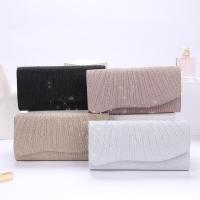 ราคา Women Evening Clutch Bag Female Crystal Day Clutch Wedding Purse Party Banquet Black Gold Silver Clutches Bag Sequin Shoulder (19955806126)