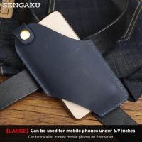 ราคา Chaopi หนังแท้แบบย้อนยุค DD สำหรับผู้ชายเคสซองโทรศัพท์นมสำหรับ iPhone 13 Pro MAX 12 11 6 1 6 7นิ้วกระเป๋าคาดเอวเข็มขัดโทรศัพท์มือถือWaist Packs (19835976029)