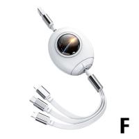 ราคา High Quality New Innovation Of 3 in 1 Telescopic USB Cable Cable Data Capsule Cable Data USB Adapter Rocket Telescopic Space M1U4 (19815495850)