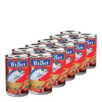 ราคา ซีเล็ค ปลาแมคเคอเรลในซอสมะเขือเทศ 155 กรัม x 10 กระป๋อง Sealect Mackerel in Tomato Sauce 155g x 10 cans โปรโมชันราคาถูก เก็บเงินปลายทาง (14496913741)