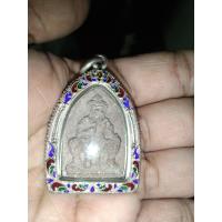 ราคา ท้าวเวสสุวรรณ ผงว่านรุ่น 660ปี เลี่ยมกรอบเงิน ตามรูป m1 (13081205844)