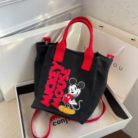 ราคา กระเป๋าผ้าใบกระเป๋าผู้หญิงความจุมาก2023ใหม่กระเป๋าแมสเซ็นเจอร์สะพายไหล่ Mickeys ทันสมัยเข้ากับกระเป๋าโท้ทแบบพกพาของคุณแม่ (18341660660)