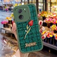 ราคา เคสม็อบสำหรับ Xiaomi Redmi K60อัลตร้า Xiaomi 13T 13T Pro สีแดงกุหลาบและคำภาษาอังกฤษ JADIOR ผ้าด้านหลังปลอกผ้าซิลิโคนนุ่มเคสโทรศัพท์ (20766869769)