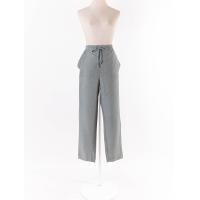 ราคา mango กางเกงขายาวสีเขียวมีเชือกปรับเอวได้ ป้ายแบรนด์ระบุไซส์ EUR S Preloved (20615644017)